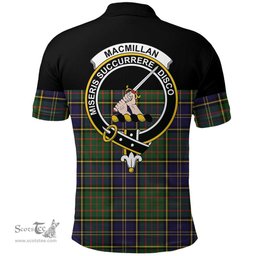 Scottish MacMillan Hunting Modern Clan Tartan Polo Shirt - Golf Special Style Scottish Plaid Tartan Plaid