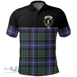 Scottish MacRae Hunting Modern Clan Tartan Polo Shirt - Golf Special Style Scottish Plaid Tartan Plaid