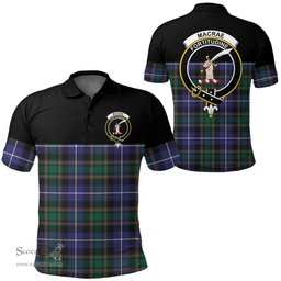 Scottish MacRae Hunting Modern Clan Tartan Polo Shirt - Golf Special Style Scottish Plaid Tartan Plaid