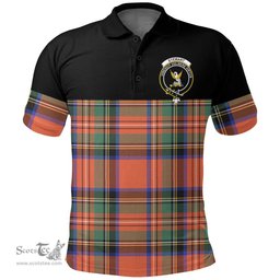 Scottish Stewart Royal Ancient Clan Tartan Polo Shirt - Golf Special Style Scottish Plaid Tartan Plaid