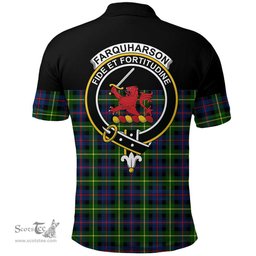 Scottish Farquharson Modern Clan Tartan Polo Shirt - Golf Special Style Scottish Plaid Tartan Plaid