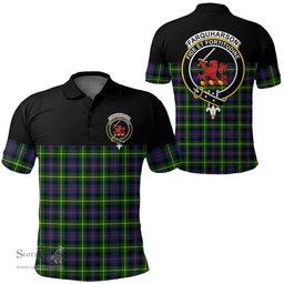 Scottish Farquharson Modern Clan Tartan Polo Shirt - Golf Special Style Scottish Plaid Tartan Plaid