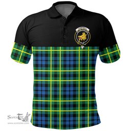 Scottish Campbell of Breadalbane Ancient Clan Tartan Polo Shirt - Golf Special Style Scottish Plaid Tartan Plaid