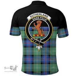 Scottish Sutherland Old Ancient Clan Tartan Polo Shirt - Golf Special Style Scottish Plaid Tartan Plaid