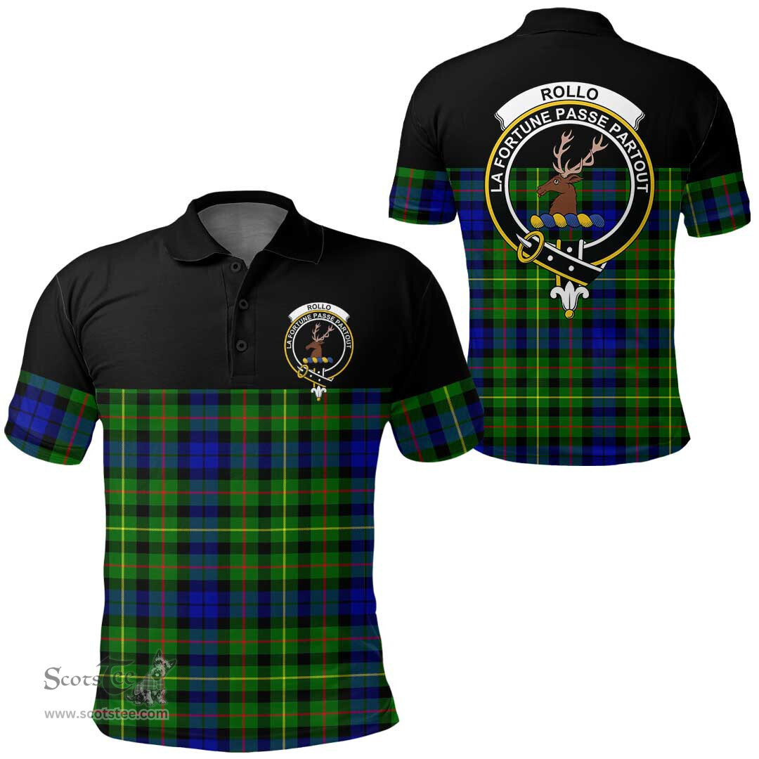 Scottish Rollo Modern Clan Tartan Polo Shirt - Golf Special Style Scottish Plaid Tartan Plaid