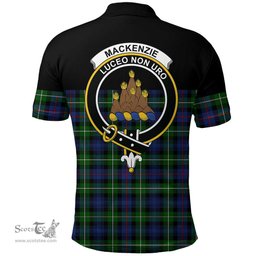 Scottish MacKenzie Modern Clan Tartan Polo Shirt - Golf Special Style Scottish Plaid Tartan Plaid