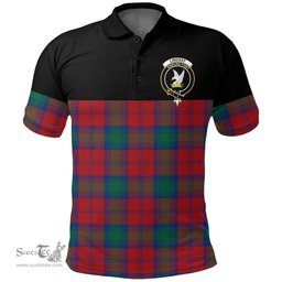 Scottish Lindsay Modern Clan Tartan Polo Shirt - Golf Special Style Scottish Plaid Tartan Plaid