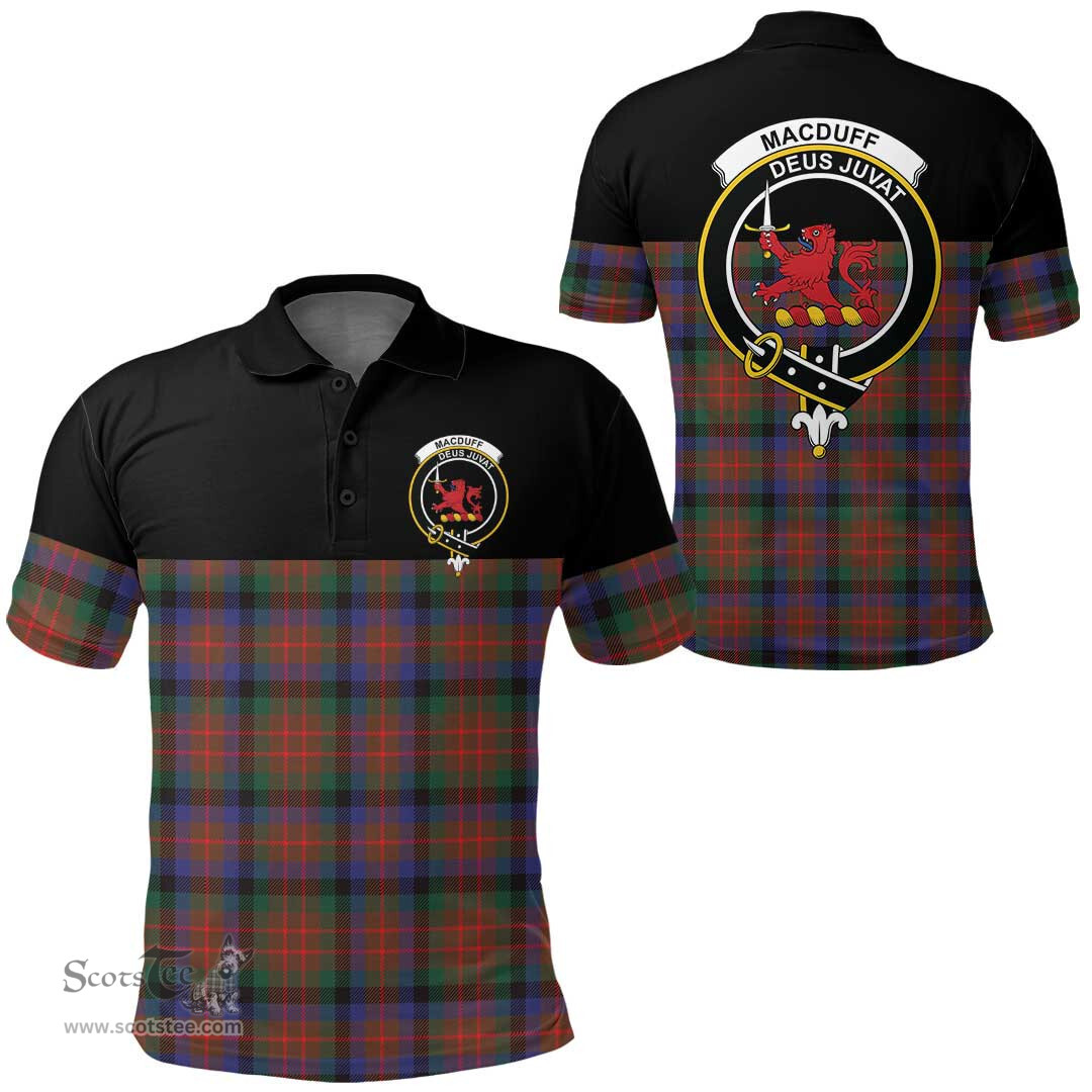 Scottish MacDuff Hunting Modern Clan Tartan Polo Shirt - Golf Special Style Scottish Plaid Tartan Plaid