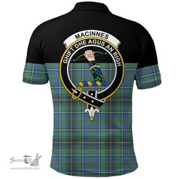 Scottish MacInnes Ancient Clan Tartan Polo Shirt - Golf Special Style Scottish Plaid Tartan Plaid