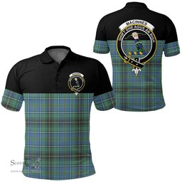 Scottish MacInnes Ancient Clan Tartan Polo Shirt - Golf Special Style Scottish Plaid Tartan Plaid