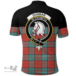 Scottish Dunbar Ancient Clan Tartan Polo Shirt - Golf Special Style Scottish Plaid Tartan Plaid