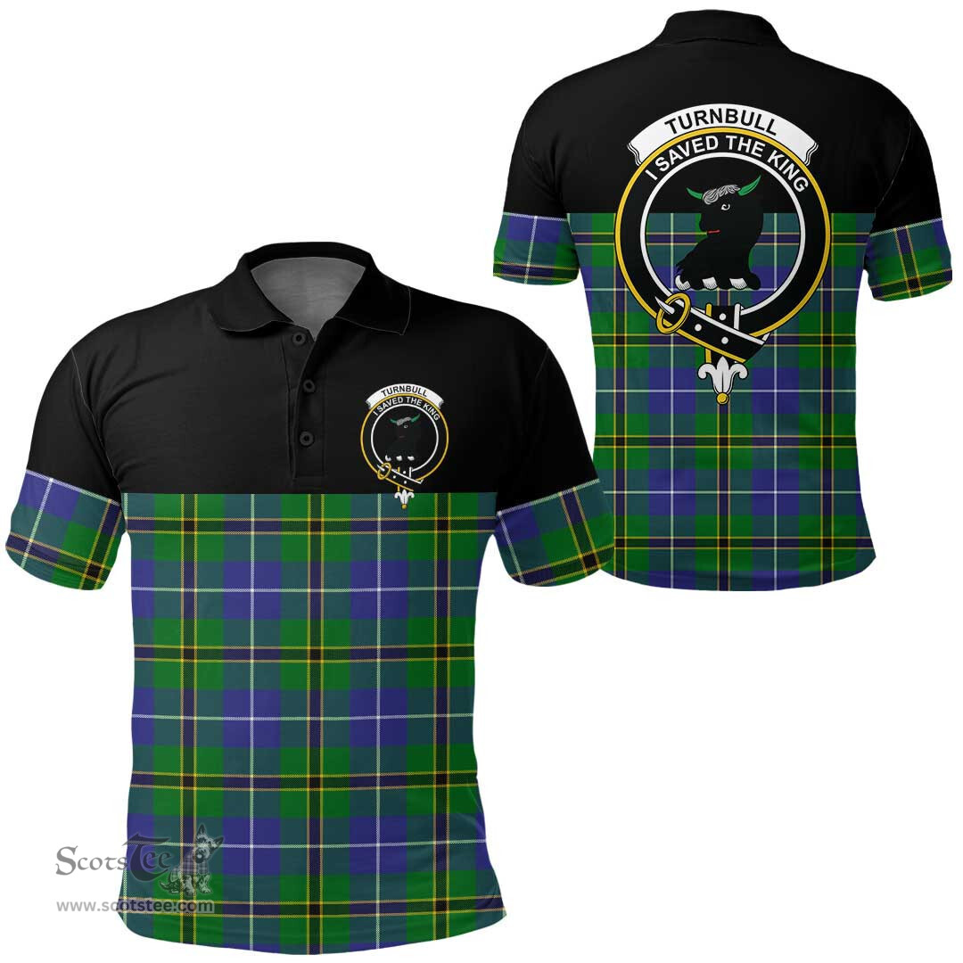 Scottish Turnbull Hunting Clan Tartan Polo Shirt - Golf Special Style Scottish Plaid Tartan Plaid