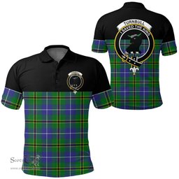 Scottish Turnbull Hunting Clan Tartan Polo Shirt - Golf Special Style Scottish Plaid Tartan Plaid