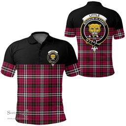 Scottish Little Clan Tartan Polo Shirt - Golf Special Style Scottish Plaid Tartan Plaid