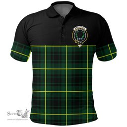 Scottish MacArthur Modern Clan Tartan Polo Shirt - Golf Special Style Scottish Plaid Tartan Plaid