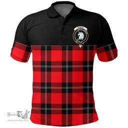 Scottish Ramsay Modern Clan Tartan Polo Shirt - Golf Special Style Scottish Plaid Tartan Plaid