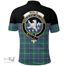 Scottish Inglis Ancient Clan Tartan Polo Shirt - Golf Special Style Scottish Plaid Tartan Plaid