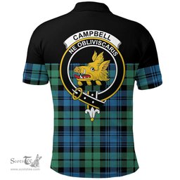 Scottish Campbell Ancient 01 Clan Tartan Polo Shirt - Golf Special Style Scottish Plaid Tartan Plaid
