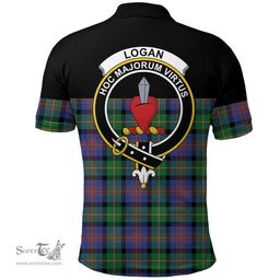 Scottish Logan Ancient Clan Tartan Polo Shirt - Golf Special Style Scottish Plaid Tartan Plaid