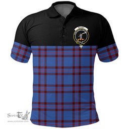 Scottish Elliot Modern Clan Tartan Polo Shirt - Golf Special Style Scottish Plaid Tartan Plaid