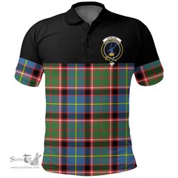 Scottish Stirling & Bannockburn District Clan Tartan Polo Shirt - Golf Special Style Scottish Plaid Tartan Plaid