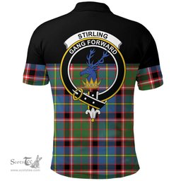 Scottish Stirling & Bannockburn District Clan Tartan Polo Shirt - Golf Special Style Scottish Plaid Tartan Plaid