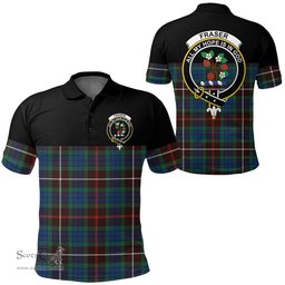 Scottish Fraser Hunting Ancient Clan Tartan Polo Shirt - Golf Special Style Scottish Plaid Tartan Plaid