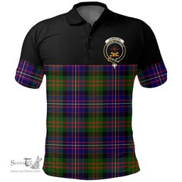 Scottish Cameron of Erracht Modern Clan Tartan Polo Shirt - Golf Special Style Scottish Plaid Tartan Plaid