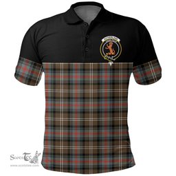 Scottish Sutherland Weathered Clan Tartan Polo Shirt - Golf Special Style Scottish Plaid Tartan Plaid