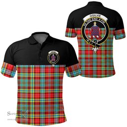 Scottish Ogilvie Hunting Ancient Clan Tartan Polo Shirt - Golf Special Style Scottish Plaid Tartan Plaid