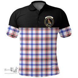 Scottish Boswell Modern Clan Tartan Polo Shirt - Golf Special Style Scottish Plaid Tartan Plaid