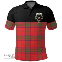 Scottish Ross Modern Clan Tartan Polo Shirt - Golf Special Style Scottish Plaid Tartan Plaid