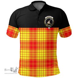 Scottish MacMillan Clan Clan Tartan Polo Shirt - Golf Special Style Scottish Plaid Tartan Plaid