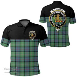 Scottish MacThomas Ancient Clan Tartan Polo Shirt - Golf Special Style Scottish Plaid Tartan Plaid