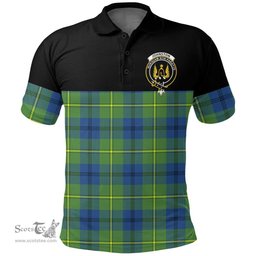 Scottish Johnston Ancient Clan Tartan Polo Shirt - Golf Special Style Scottish Plaid Tartan Plaid