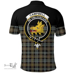 Scottish Campbell Argyll Weathered Clan Tartan Polo Shirt - Golf Special Style Scottish Plaid Tartan Plaid