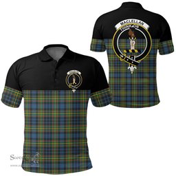 Scottish MacLellan Ancient Clan Tartan Polo Shirt - Golf Special Style Scottish Plaid Tartan Plaid