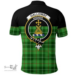 Scottish Galloway District Clan Tartan Polo Shirt - Golf Special Style Scottish Plaid Tartan Plaid