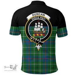 Scottish Duncan Ancient Clan Tartan Polo Shirt - Golf Special Style Scottish Plaid Tartan Plaid