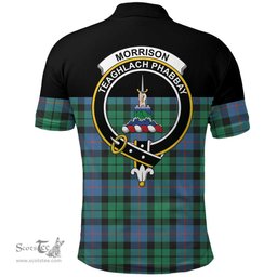 Scottish Morrison Ancient Clan Tartan Polo Shirt - Golf Special Style Scottish Plaid Tartan Plaid