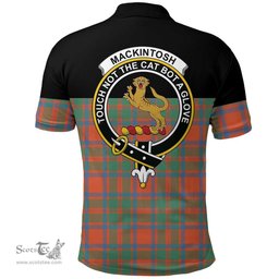Scottish MacKintosh Ancient Clan Tartan Polo Shirt - Golf Special Style Scottish Plaid Tartan Plaid