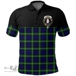 Scottish Lamont Modern Clan Tartan Polo Shirt - Golf Special Style Scottish Plaid Tartan Plaid