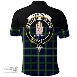 Scottish Lamont Modern Clan Tartan Polo Shirt - Golf Special Style Scottish Plaid Tartan Plaid