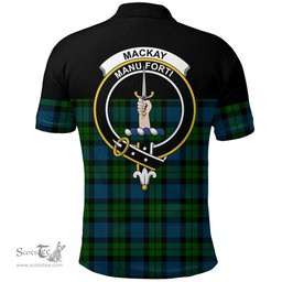 Scottish MacKay Modern Clan Tartan Polo Shirt - Golf Special Style Scottish Plaid Tartan Plaid