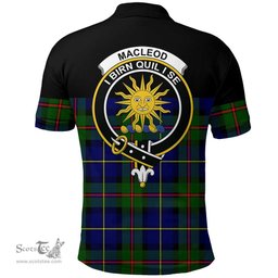 Scottish MacLeod of Harris Modern Clan Tartan Polo Shirt - Golf Special Style Scottish Plaid Tartan Plaid