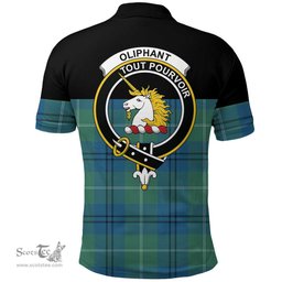 Scottish Oliphant Ancient Clan Tartan Polo Shirt - Golf Special Style Scottish Plaid Tartan Plaid