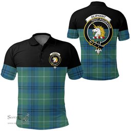 Scottish Oliphant Ancient Clan Tartan Polo Shirt - Golf Special Style Scottish Plaid Tartan Plaid