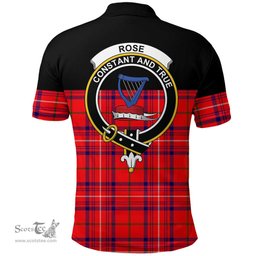 Scottish Rose Modern Clan Tartan Polo Shirt - Golf Special Style Scottish Plaid Tartan Plaid
