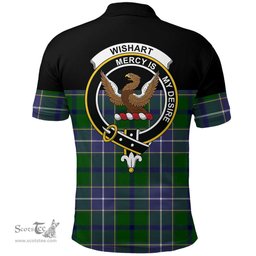 Scottish Wishart Hunting Modern Clan Tartan Polo Shirt - Golf Special Style Scottish Plaid Tartan Plaid