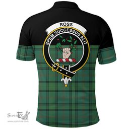 Scottish Ross Hunting Ancient Clan Tartan Polo Shirt - Golf Special Style Scottish Plaid Tartan Plaid